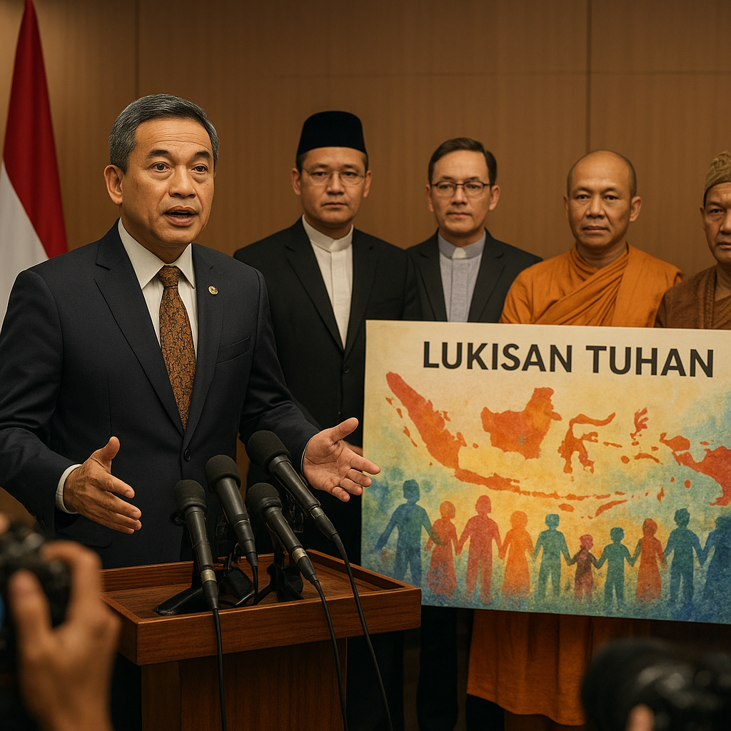Indonesia "Lukisan Tuhan", Menag: Jangan Ada yang Merusak