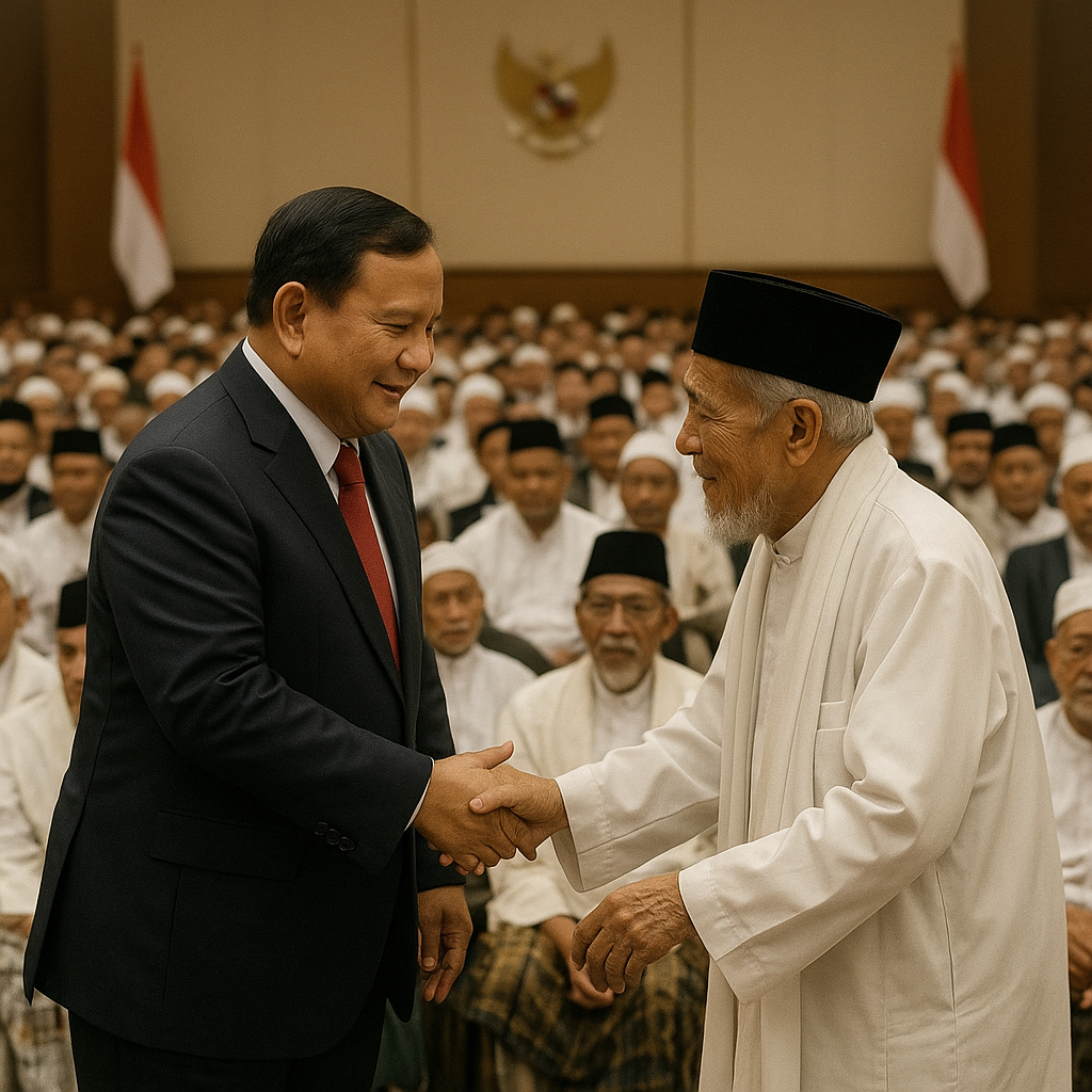 Presiden Prabowo Gelar Pertemuan dengan Ulama Bahas Stabilitas Regional dan Perdamaian