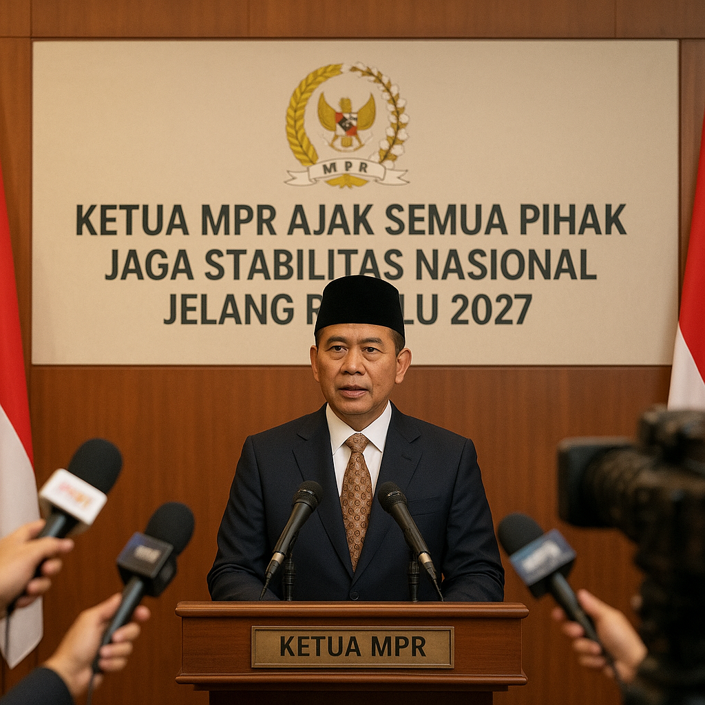 Ketua MPR Ajak Semua Pihak Jaga Stabilitas Nasional Jelang Pemilu 2027