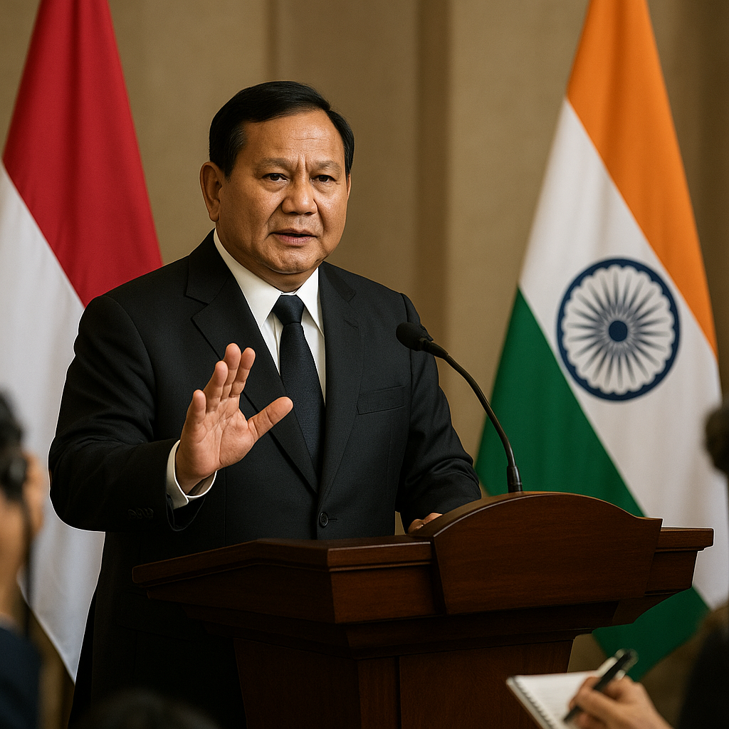 Prabowo: Keberhasilan Demokrasi India Jadi Inspirasi Penting untuk Jaga Stabilitas Indonesia