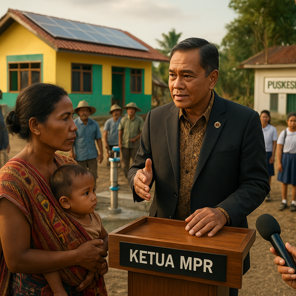 Ketua MPR: Peningkatan Kesejahteraan di Daerah 3T Kunci Redam Eskalasi Konflik