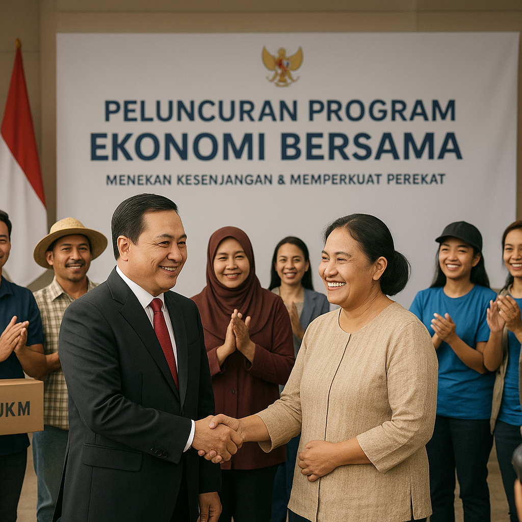 Pemerintah Luncurkan Program 'Ekonomi Bersama' untuk Tekan Kesenjangan dan Perekat Sosial