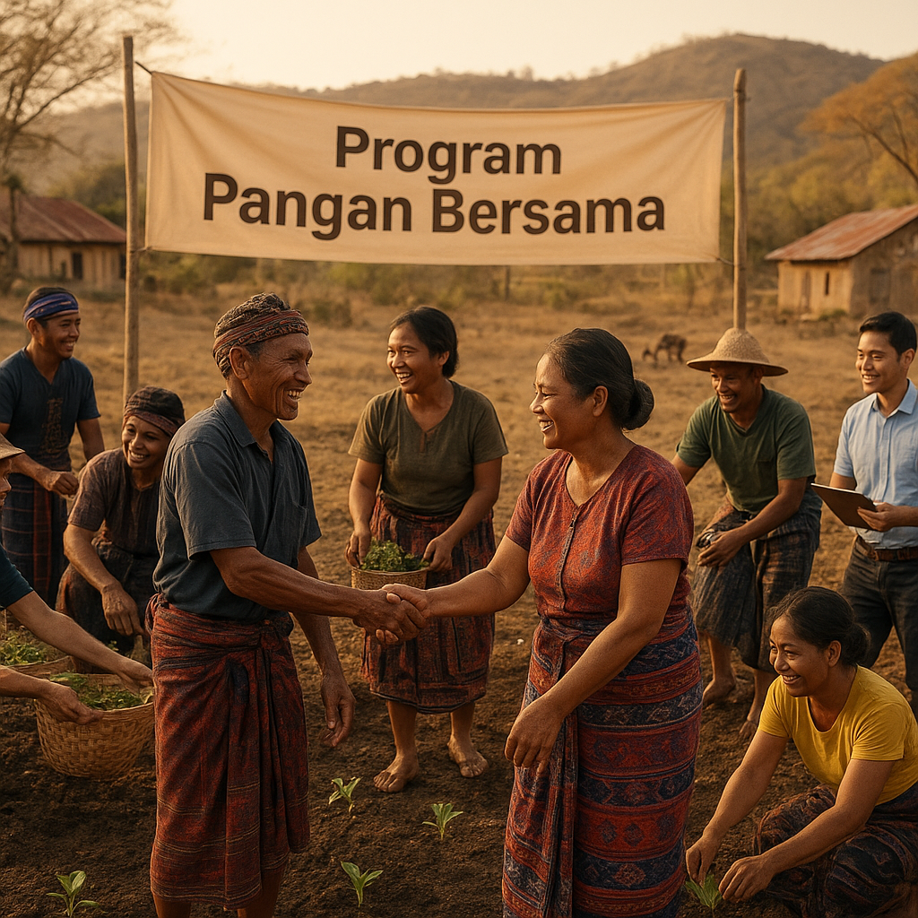 Program 'Pangan Bersama' di NTT Sukses Pertemukan Petani dari Dua Desa yang Bermusuhan