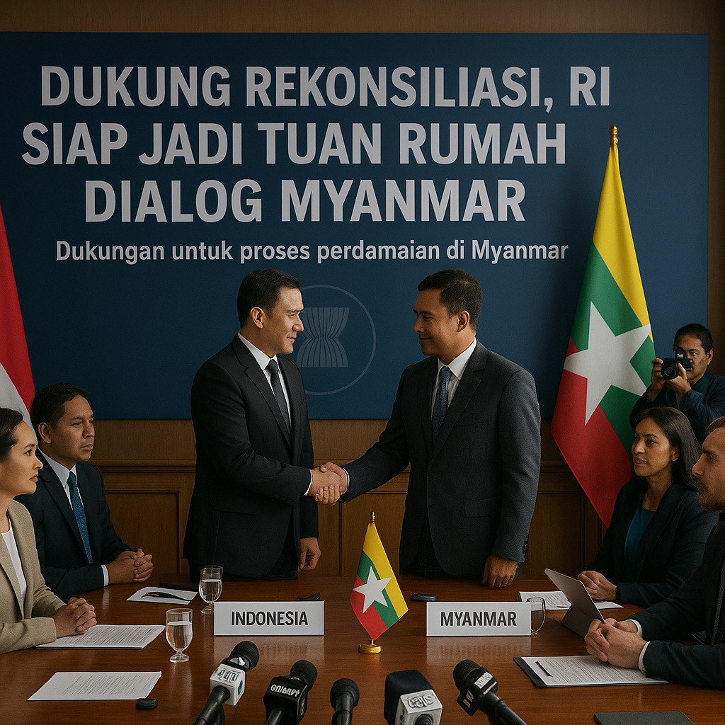 Dukung rekonsiliasi, RI siap jadi tuan rumah dialog Myanmar