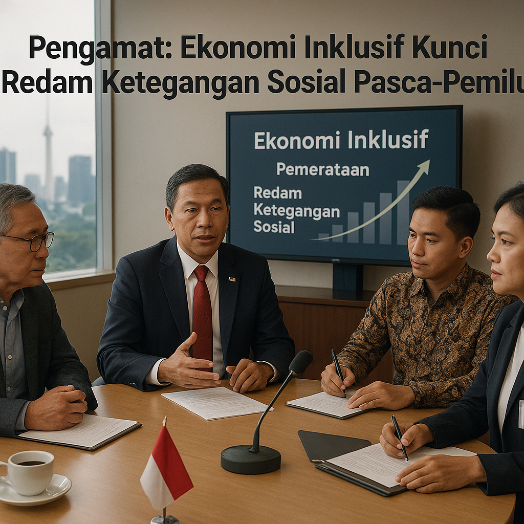 Pengamat: Ekonomi Inklusif Kunci Redam Ketegangan Sosial Pasca-Pemilu