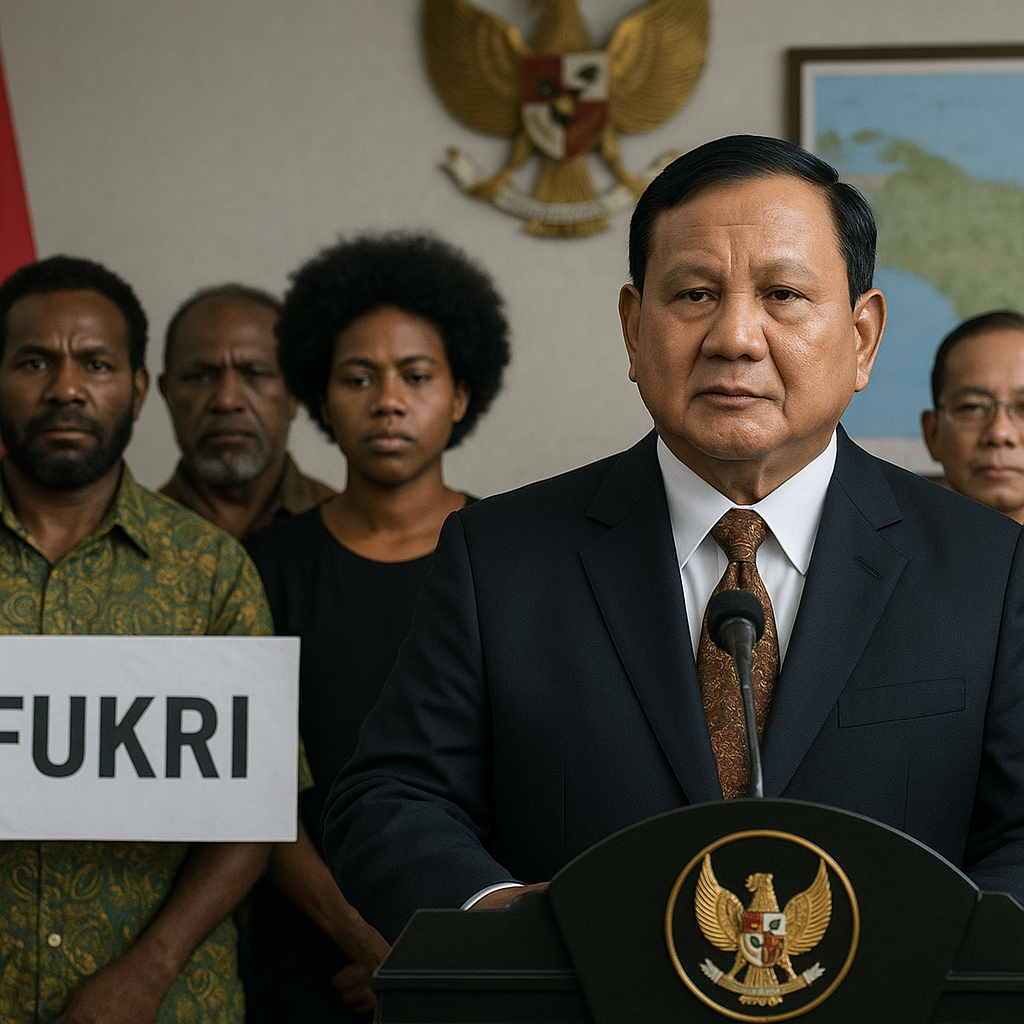 Presiden RI Prabowo Subianto Didesak Akhiri Krisis Kemanusiaan di Papua