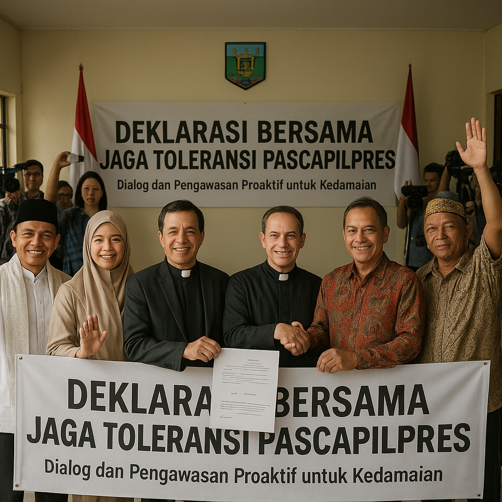 Tokoh Lintas Agama di Ambon Gelar Deklarasi Bersama Jaga Toleransi Pascapilpres