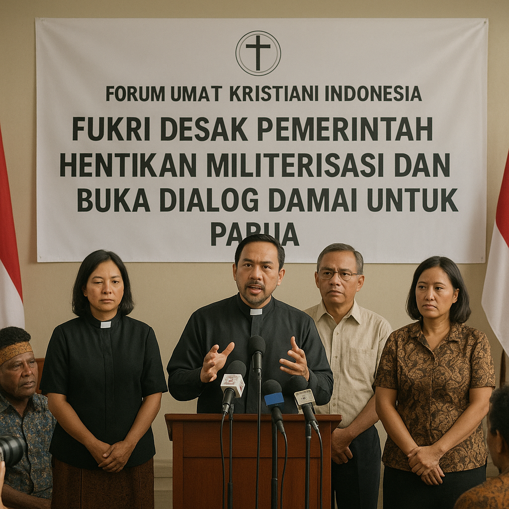 FUKRI Desak Pemerintah Hentikan Militerisasi dan Buka Dialog Damai untuk Papua