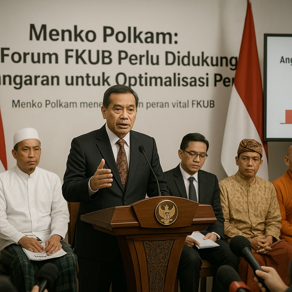 Menko Polkam: Forum FKUB Perlu Didukung Anggaran untuk Optimalisasi Peran