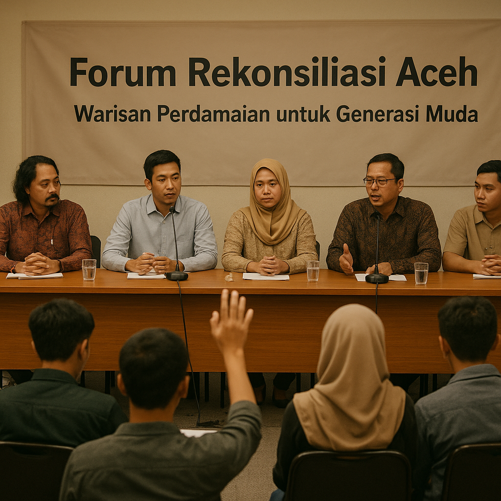 Forum Rekonsiliasi Aceh Gelar Diskusi Publik, Tekankan Warisan Perdamaian untuk Generasi Muda