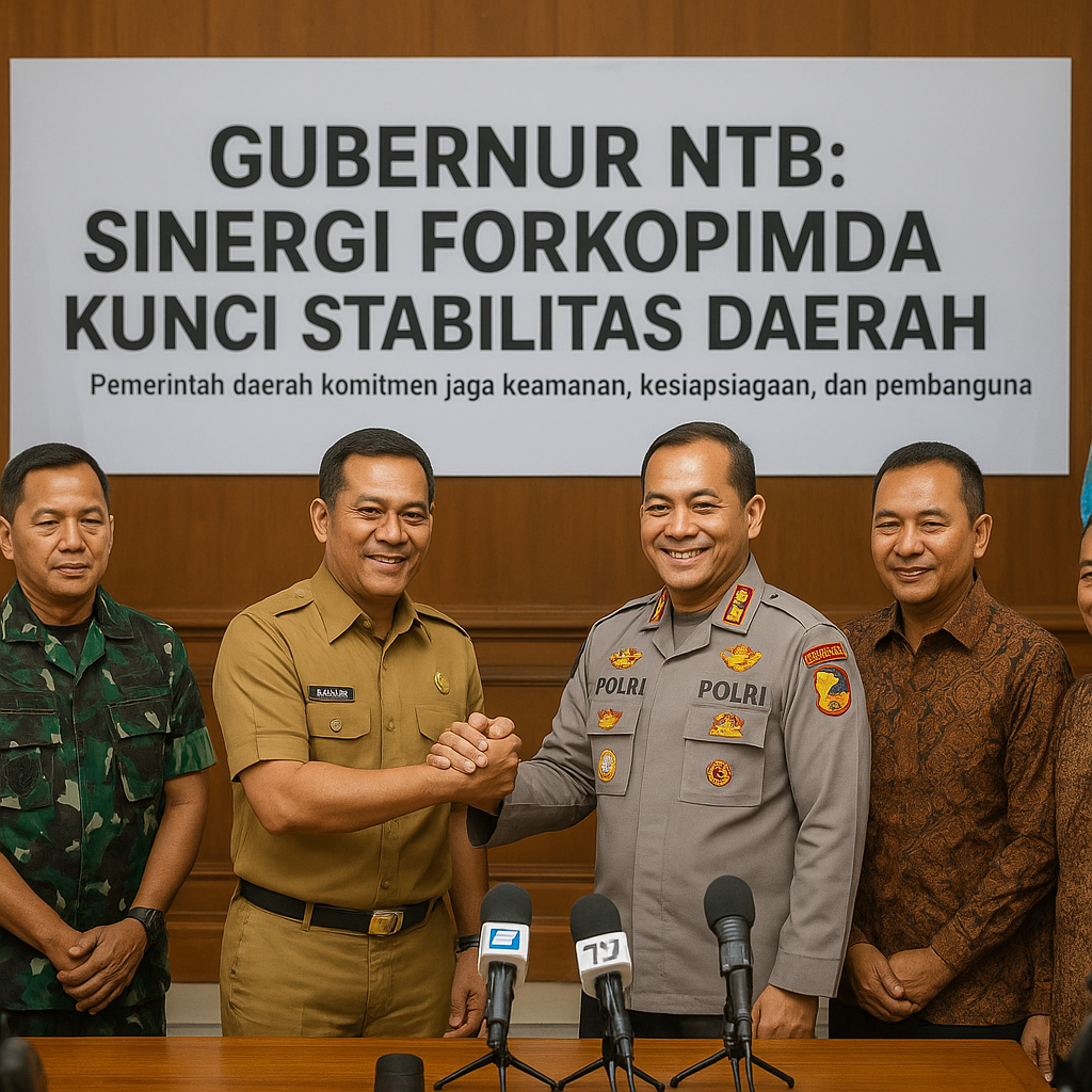 Gubernur NTB: Sinergi Forkopimda Kunci Stabilitas Daerah