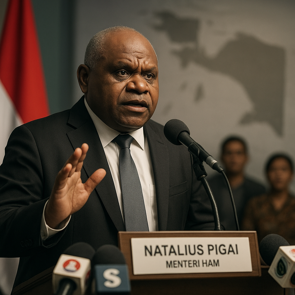 Natalius Pigai Bicara soal Penyelesaian Konflik Papua