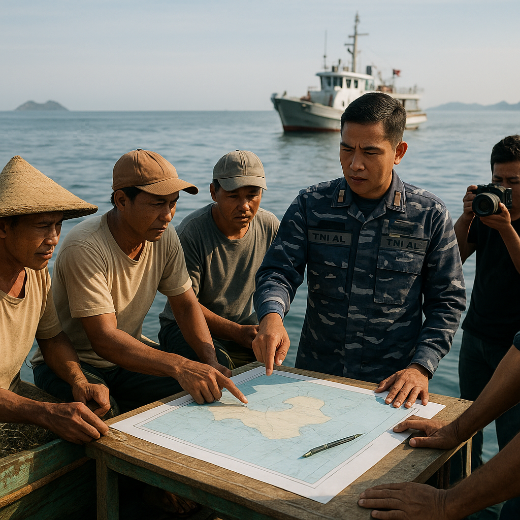 TNI AL Bantu Mediasi Konflik Antar Nelayan di Selat Sunda, Fokus pada Pembagian Zona Tangkap yang Adil