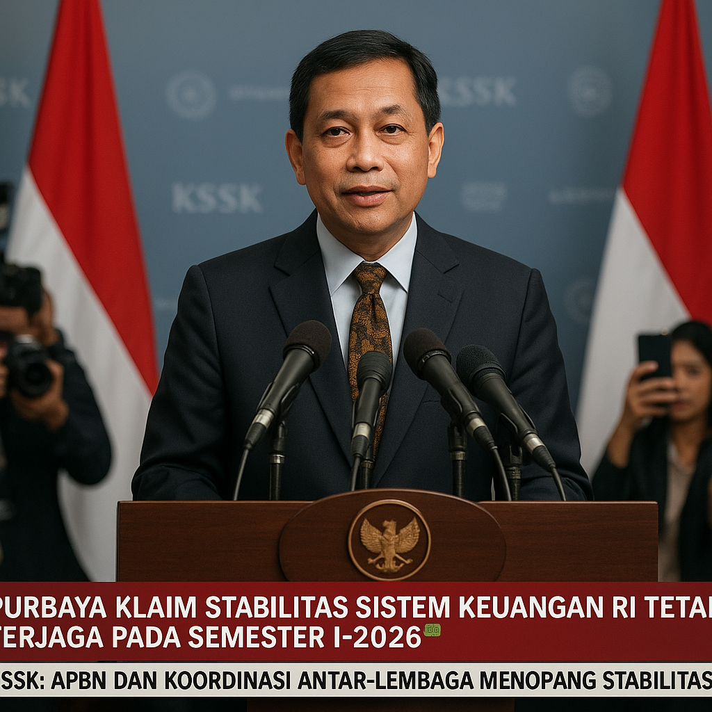 Purbaya Klaim Stabilitas Sistem Keuangan RI Tetap Terjaga pada Semester I-2026