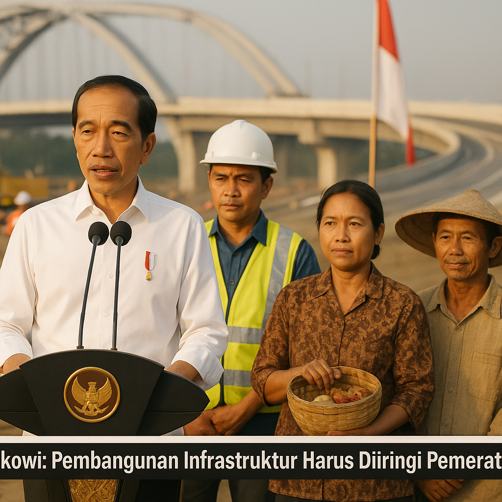 Jokowi: Pembangunan Infrastruktur Harus Diiringi Pemerataan Ekonomi