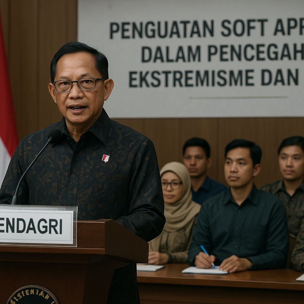 Mendagri Dorong Penguatan Soft Approach dalam Mencegah Ekstremisme dan Terorisme