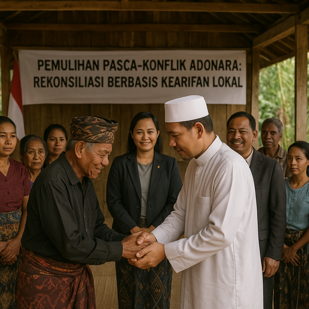 Pemulihan Pasca-Konflik Adonara: Pemerintah Dorong Rekonsiliasi Berbasis Kearifan Lokal