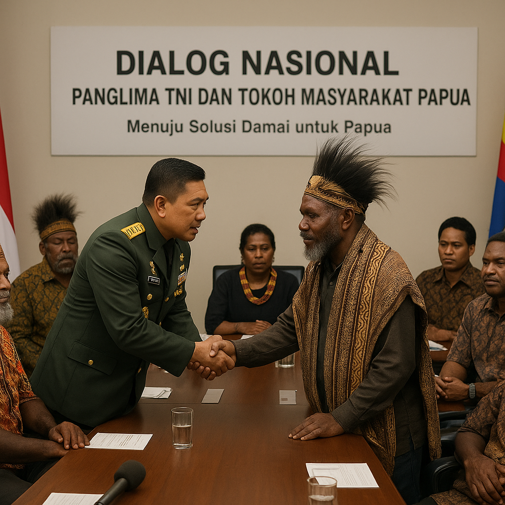 Dialog Nasional Panglima TNI dan Tokoh Masyarakat Papua: Menuju Solusi Damai untuk Papua