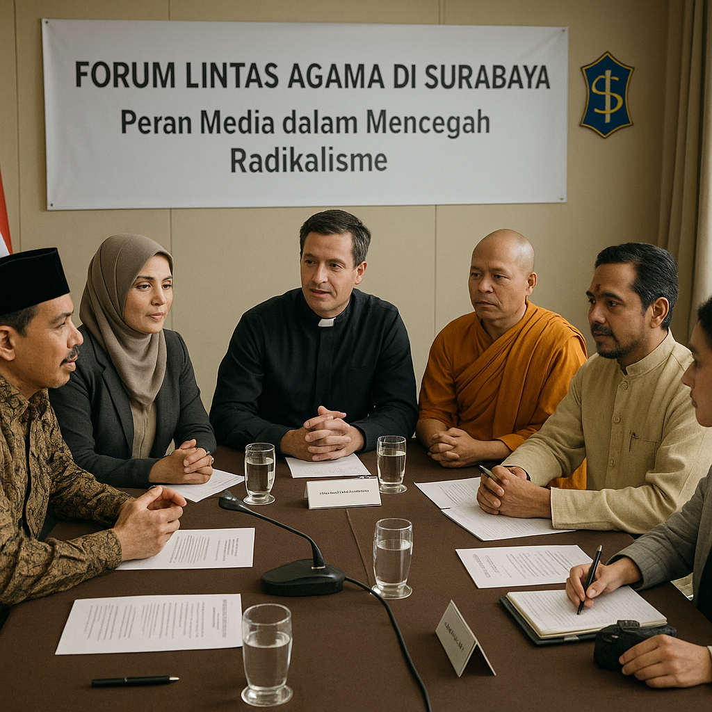 Forum Lintas Agama di Surabaya Bahas Peran Media dalam Mencegah Radikalisme
