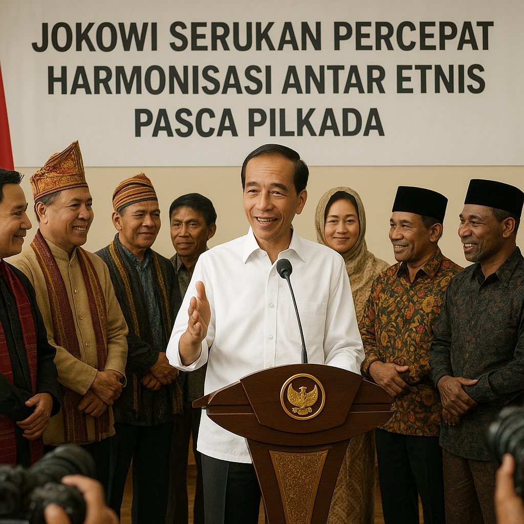 Jokowi Serukan Percepat Harmonisasi Antar Etnis Pasca Pilkada