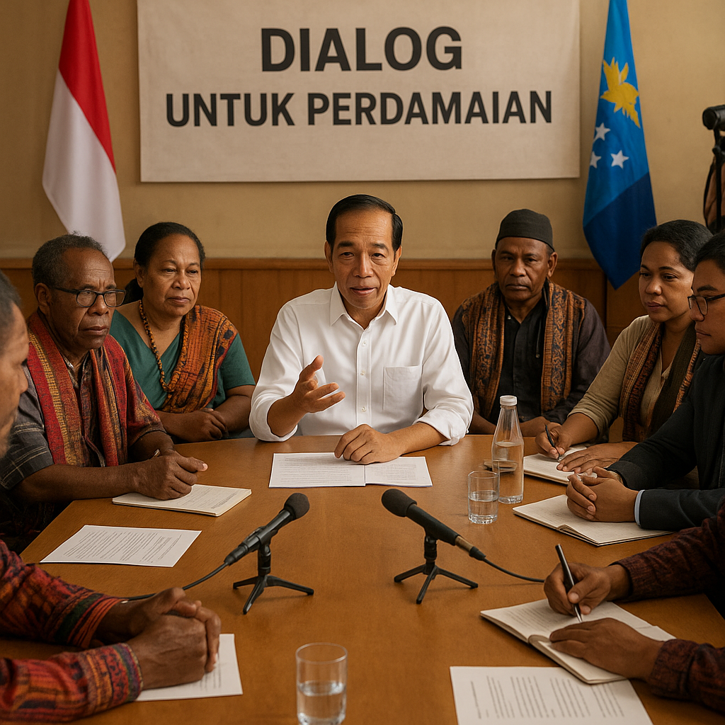 Presiden Siap Fasilitasi Pertemuan Lintas Kelompok di Papua, Tegaskan Dialog Kunci Perdamaian