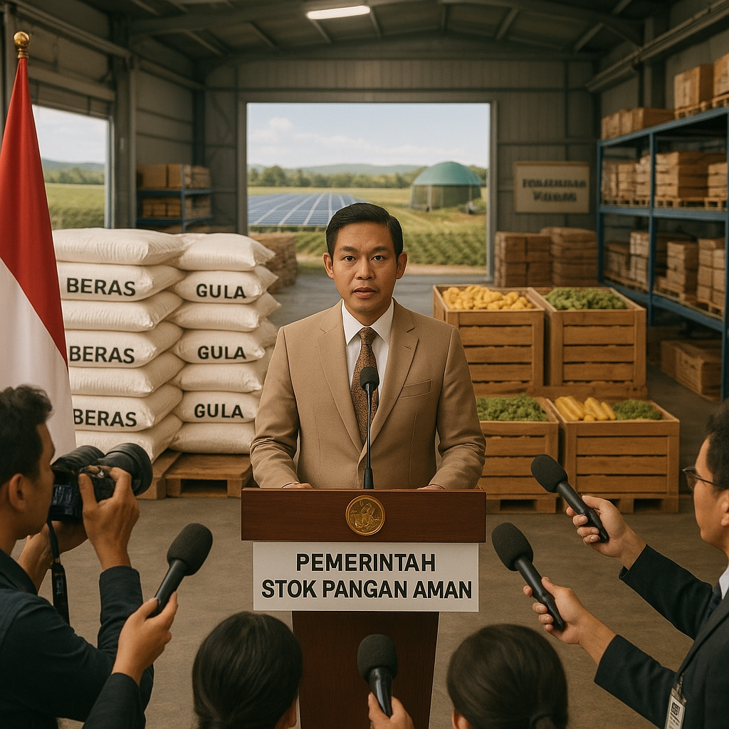 Pemerintah Pastikan Stok Pangan Pokok Aman di Tengah Proteksionisme Global