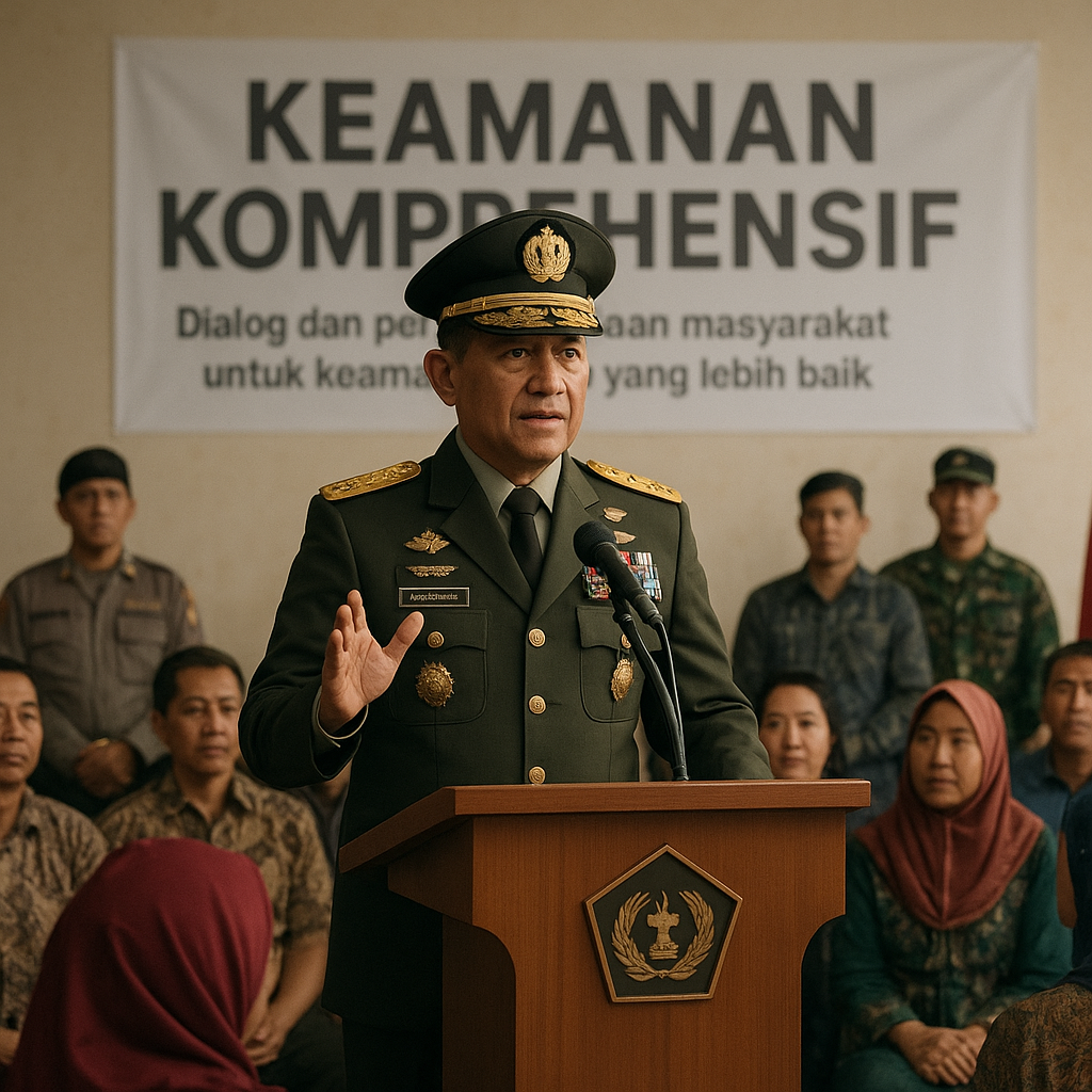 Panglima TNI: Keamanan Komprehensif Melibatkan Semua Pihak, Bukan Hanya Operasi Militer