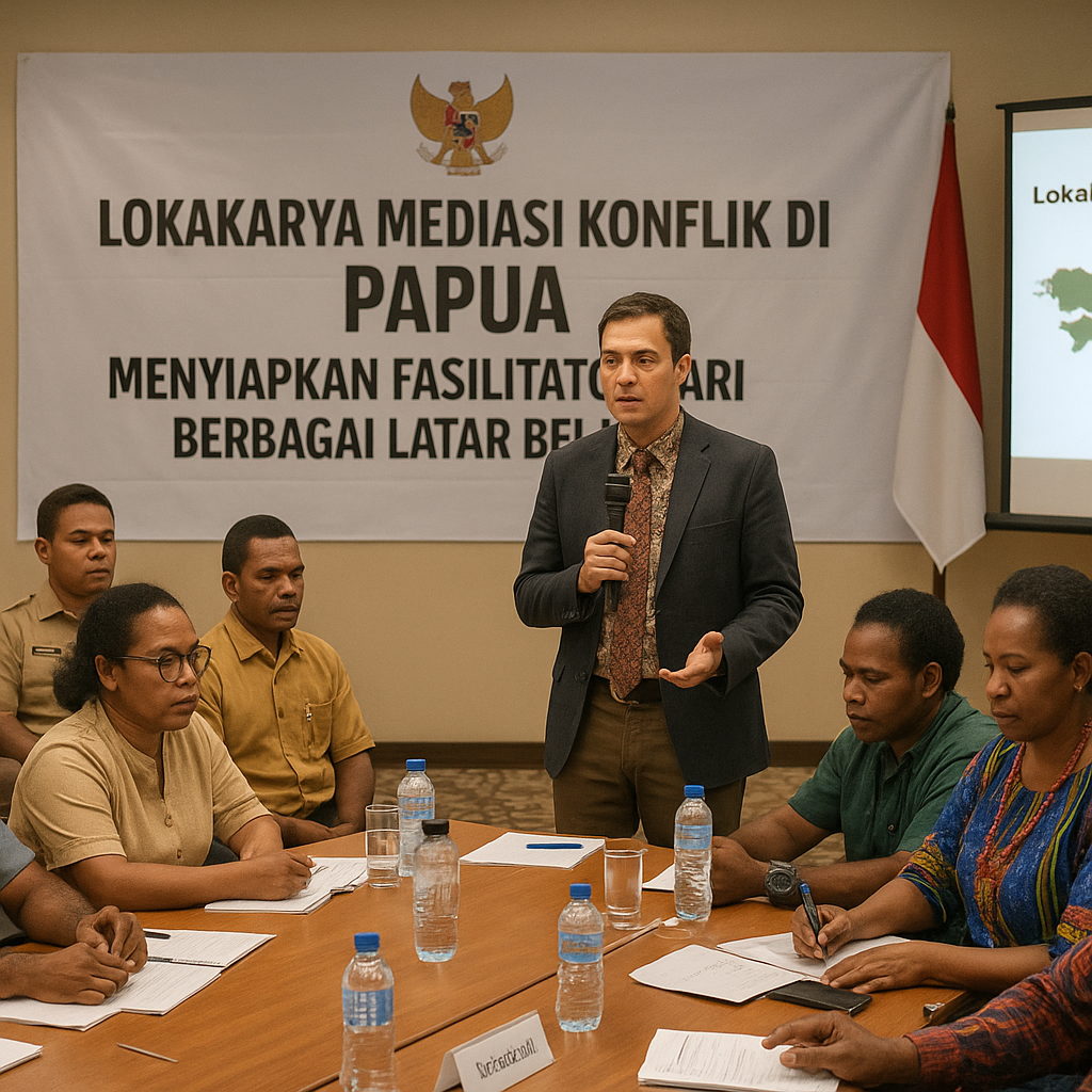 Kemenko Polhukam Gelar Lokakarya Mediasi Konflik di Papua: Menyiapkan Fasilitator dari Berbagai Latar Belakang