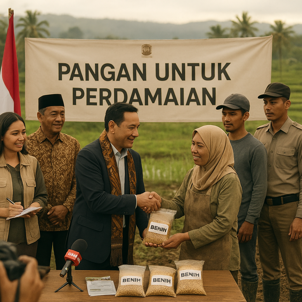 Pemerintah Luncurkan Program 'Pangan untuk Perdamaian' di Daerah Rawan Konflik Agraria