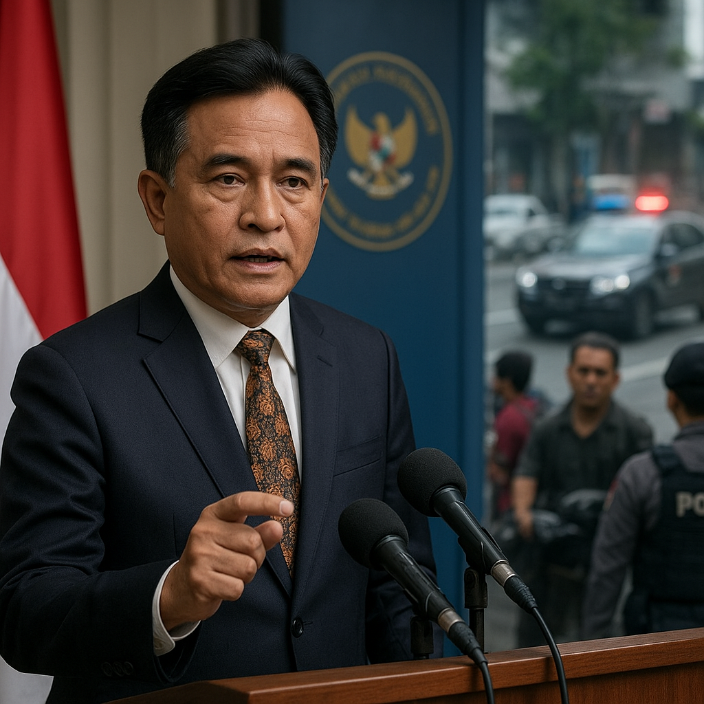 Yusril Minta Polri Perkuat Keamanan, Ingatkan Bahaya Aksi Main Hakim Sendiri