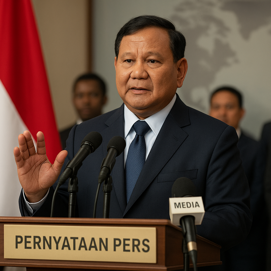 Prabowo Tegaskan RI Terus Upayakan Perdamaian di Tengah Konflik Global