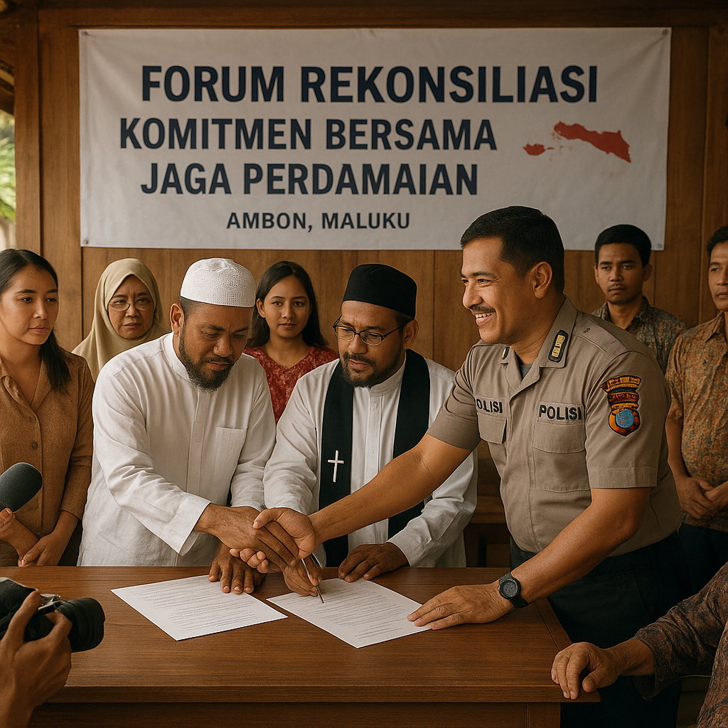 Forum Rekonsiliasi di Ambon Hasilkan Komitmen Bersama Jaga Perdamaian Pasca-Konflik
