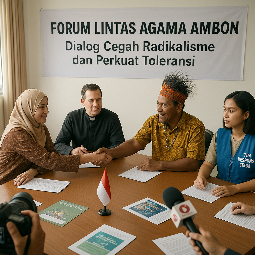 Forum Lintas Agama di Ambon Gelar Dialog Cegah Radikalisme dan Perkuat Toleransi