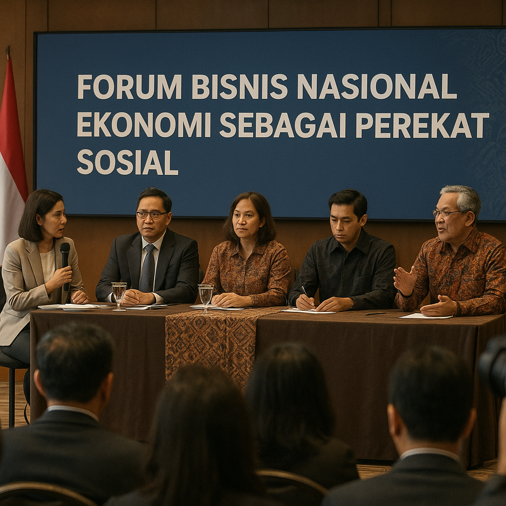 Forum Bisnis Nasional: Ekonomi sebagai Perekat Sosial