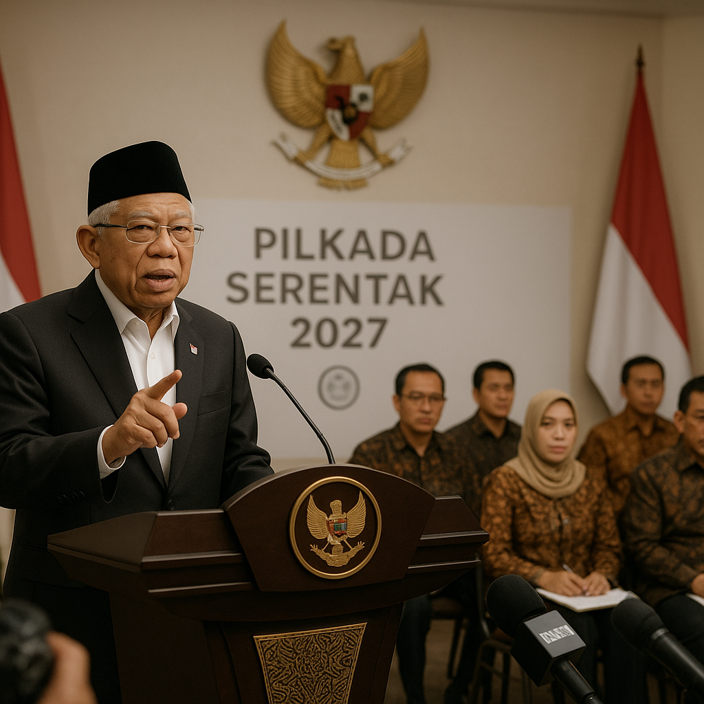 Wapres Minta Kepala Daerah Antisipasi Potensi Kerawanan Sosial Jelang Pilkada Serentak