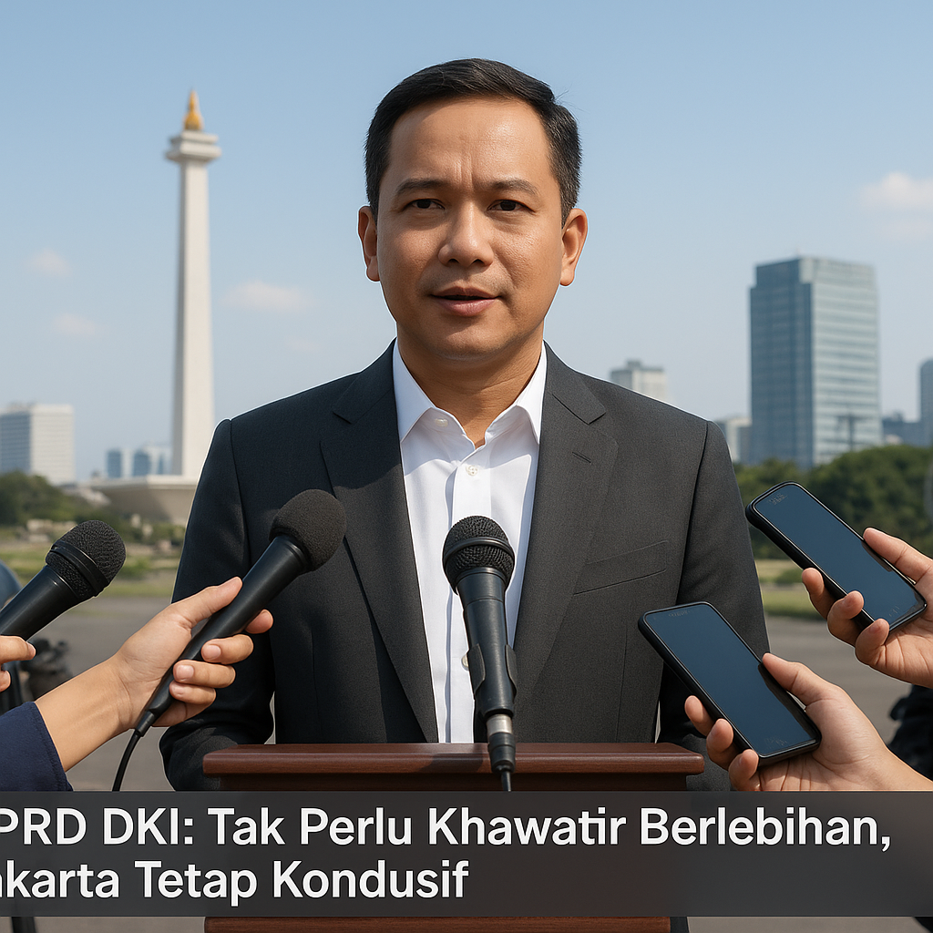 DPRD DKI: Tak Perlu Khawatir Berlebihan, Jakarta Tetap Kondusif
