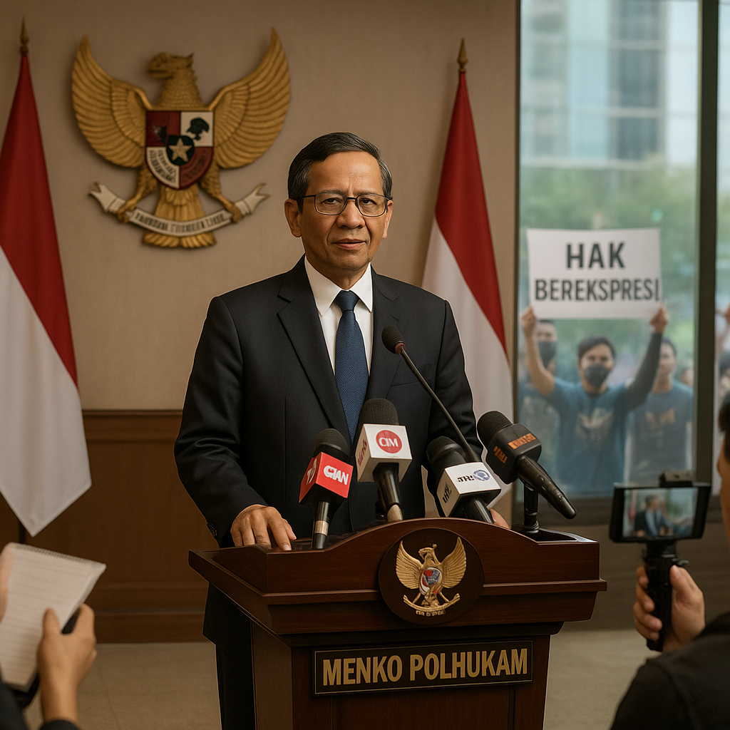 Menko Djamari: Pemerintah Tak Larang Demo Asal Tidak Bersikap Anarkis
