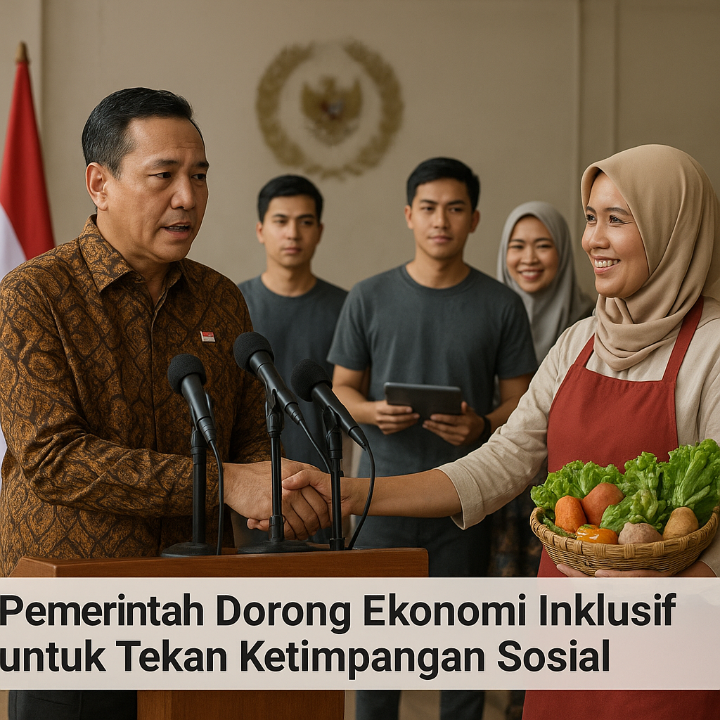Pemerintah Dorong Ekonomi Inklusif untuk Tekan Ketimpangan Sosial