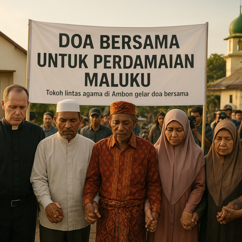 Tokoh Lintas Agama di Ambon Gelar Doa Bersama untuk Perdamaian Maluku
