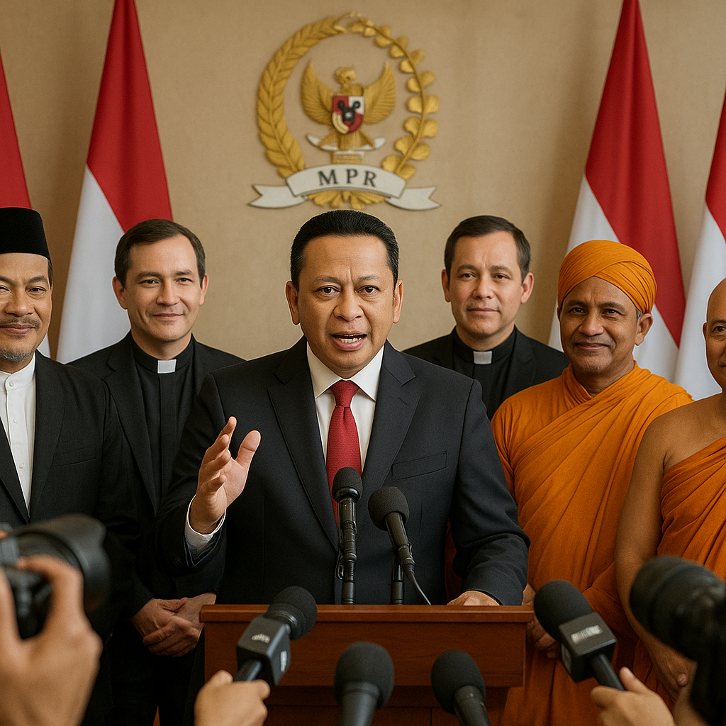 Ketua MPR Dorong Dialog Lintas Agama untuk Perkuat Kebhinnekaan