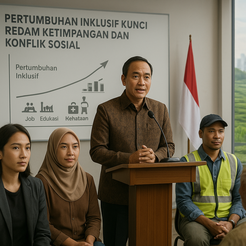 Ekonom: Pertumbuhan Inklusif Kunci Redam Ketimpangan dan Konflik Sosial