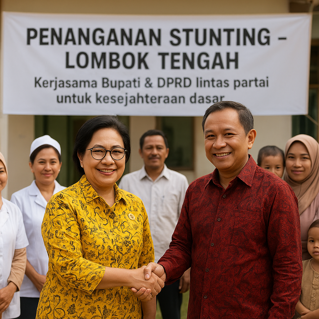 Bupati dan DPRD dari Berbeda Parpol di NTB Sukses Garap Program Penanganan Stunting Bersama