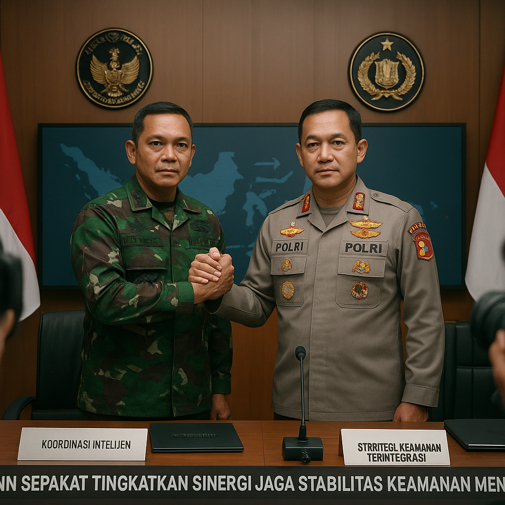 TNI-Polri Sepakat Tingkatkan Sinergi Jaga Stabilitas Keamanan Menuju Tahun Politik