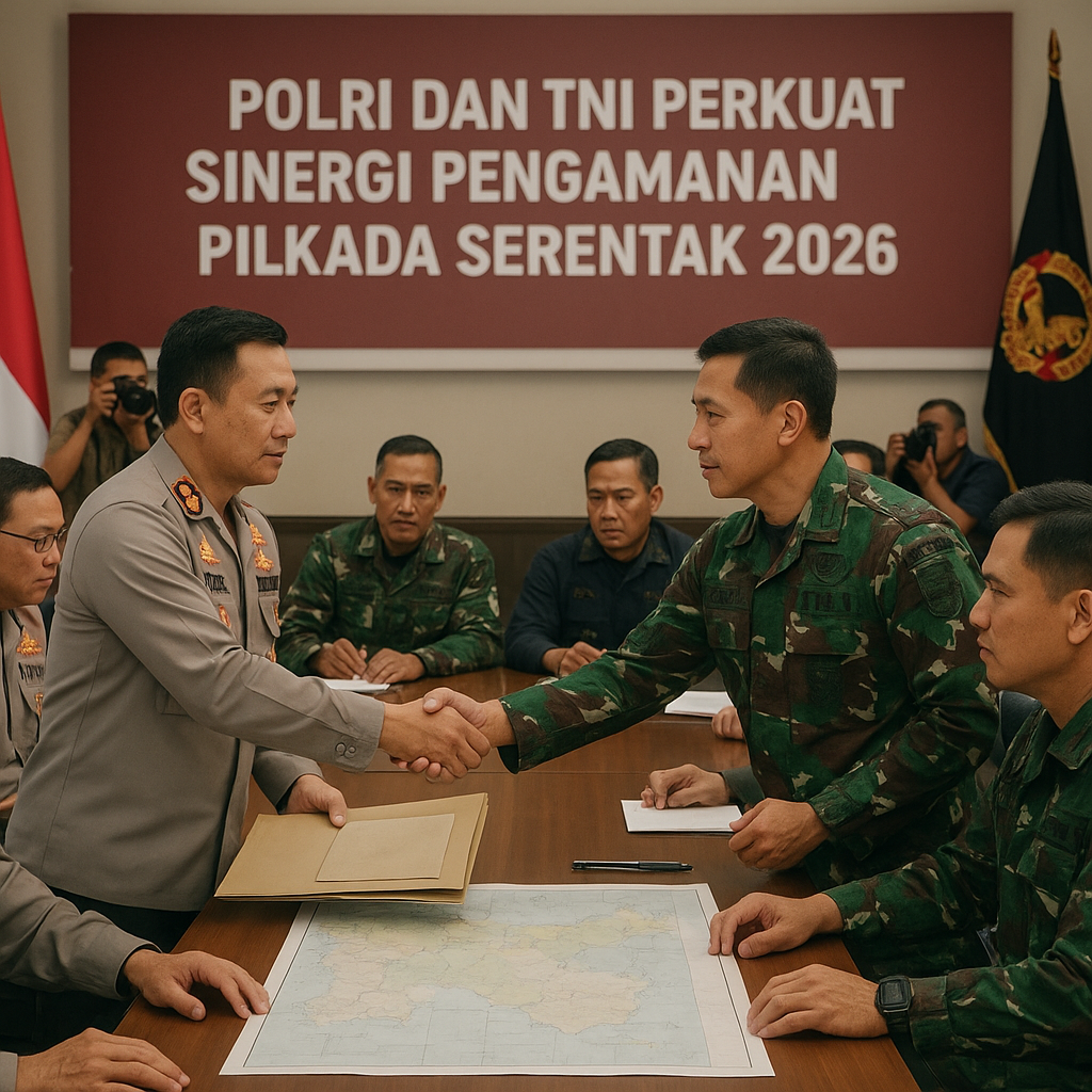 Polri dan TNI Perkuat Sinergi Pengamanan Pilkada Serentak 2026