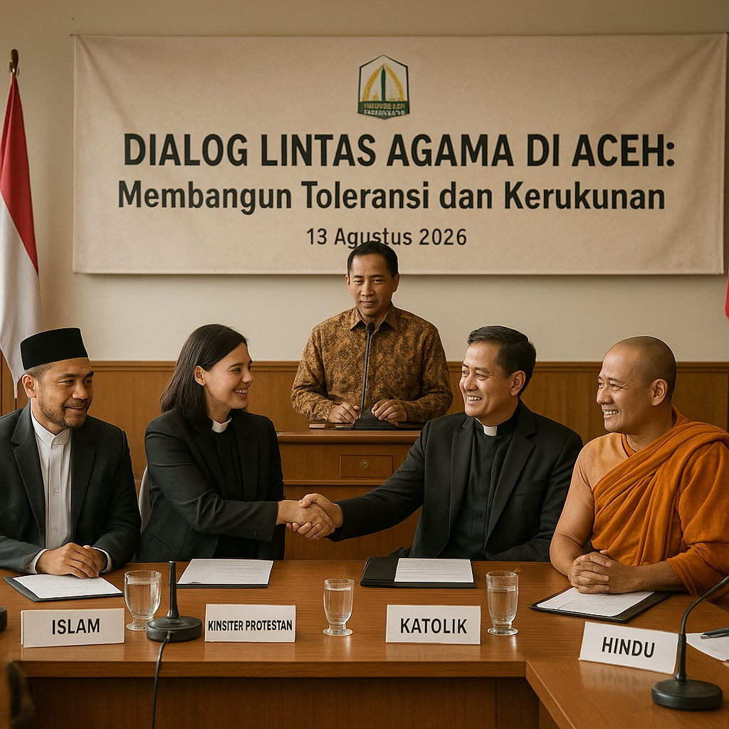 Inisiatif Dialog Lintas Agama di Aceh: Membangun Toleransi dan Kerukunan