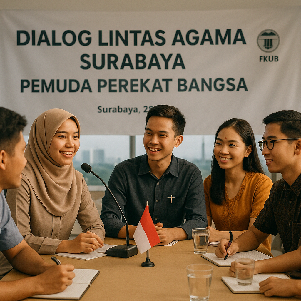 Dialog Lintas Agama di Surabaya Bahas Peran Pemuda dalam Merawat Kebhinekaan