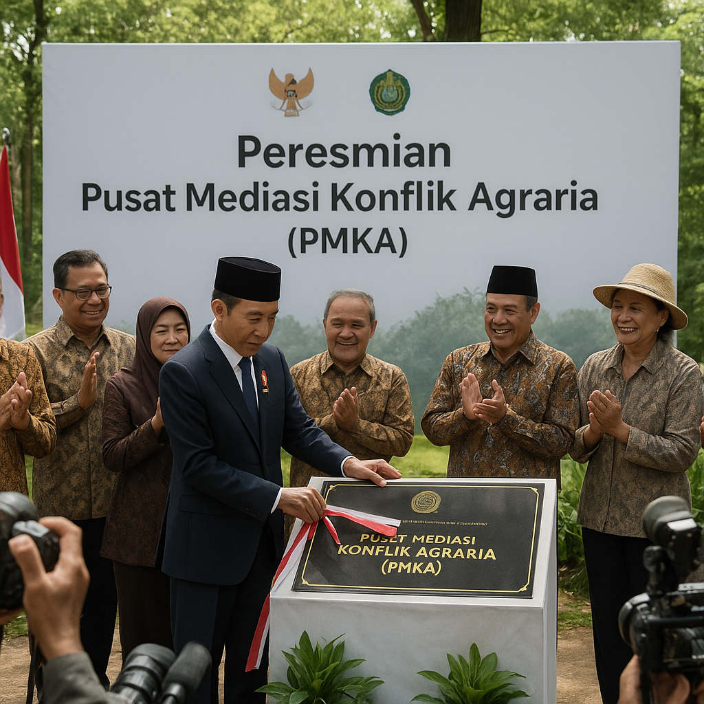 Presiden Resmikan Pusat Mediasi Konflik Agraria