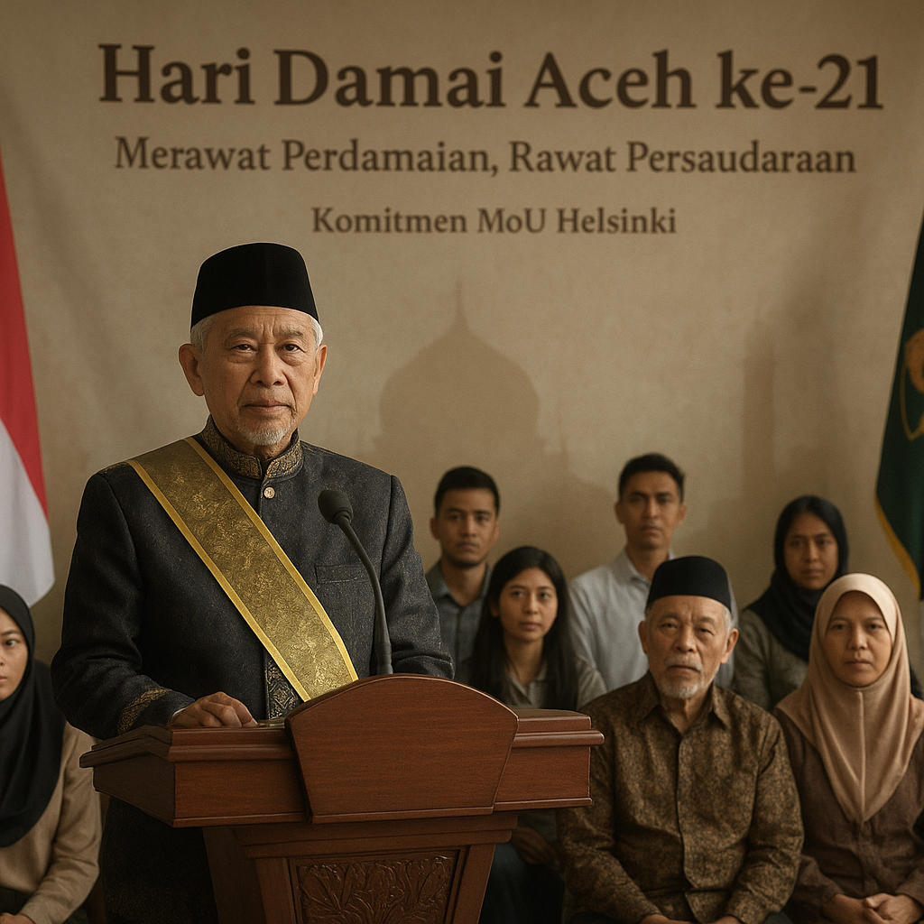 Seruan Wali Nanggroe Aceh: Jaga Perdamaian, Rawat Persaudaraan, dan Bangun Masa Depan Aceh Bersama