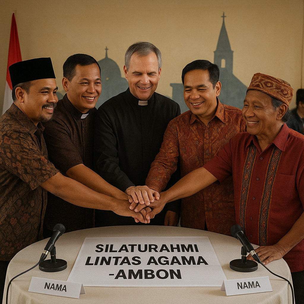Tokoh Lintas Agama di Ambon Gelar Silaturahmi, Perkuat Kohesi Sosial Pasca Pilkada