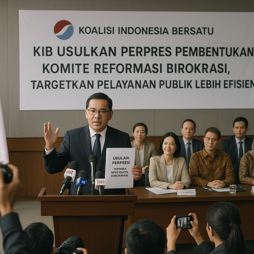 KIB Usulkan Perpres Pembentukan Komite Reformasi Birokrasi, Targetkan Pelayanan Publik Lebih Efisien